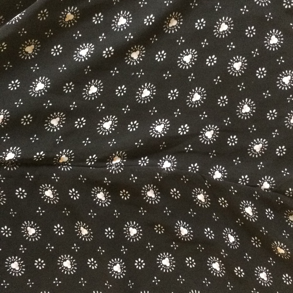 Minnie Mouse design black and white dress